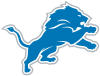 The Detroit Lions logo.