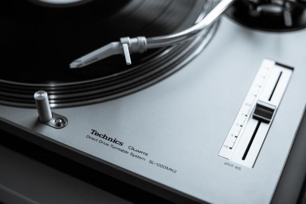 Music turntables.