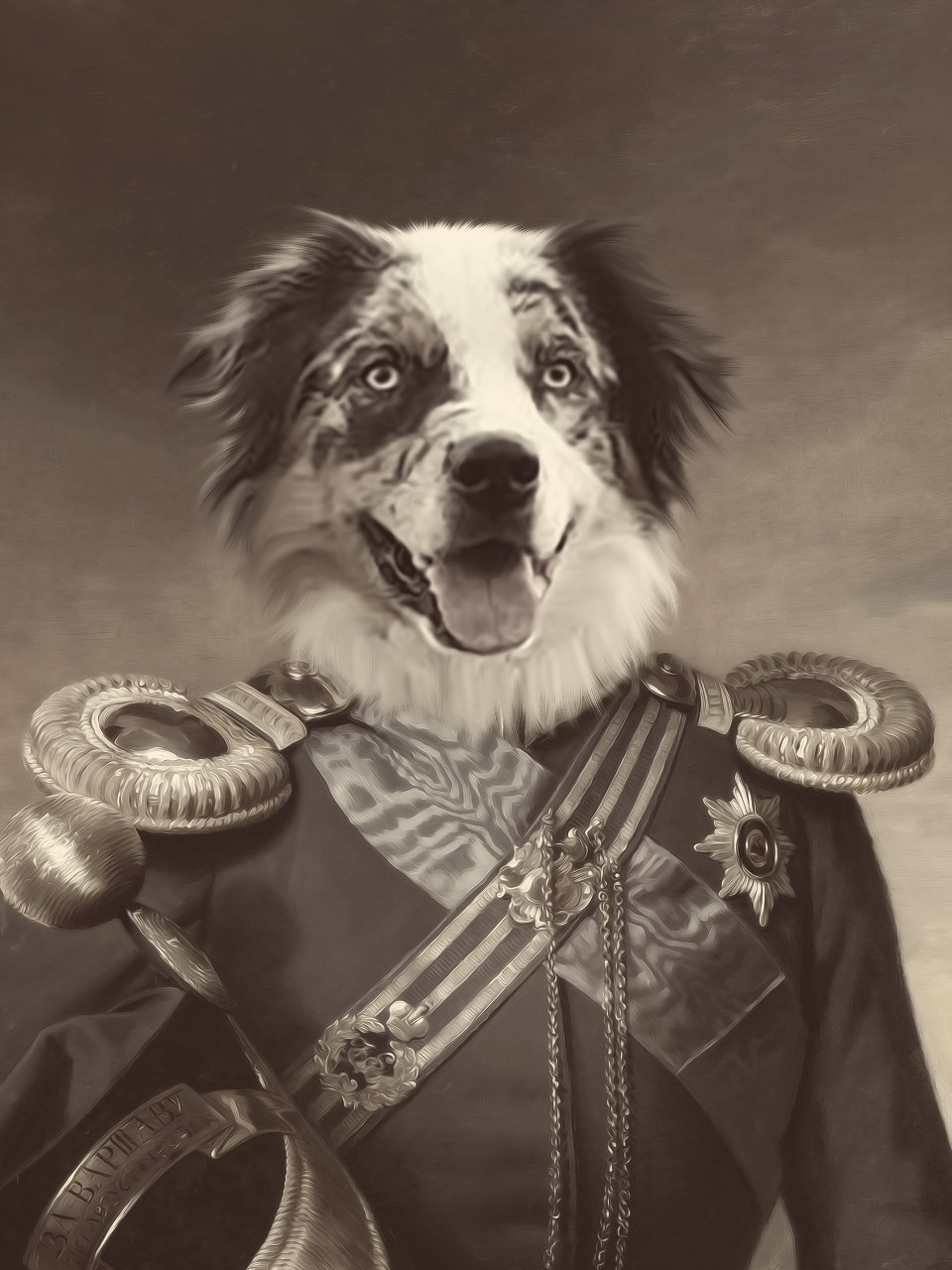 Old Military Dog