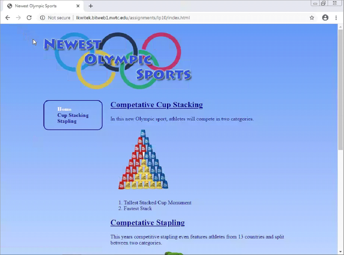 Chrome Olympics